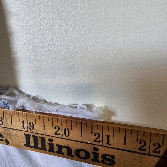 EUC NEVER WORN BOHO EMBROIDERED TASSEL HEM COTTON DRESS SIZE M - Picture 15 of 16